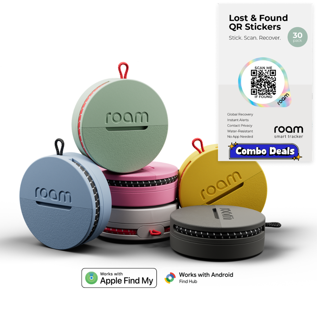 The Ultimate Bundle - x8 Trackers + 30 Lost & Find QR stickers