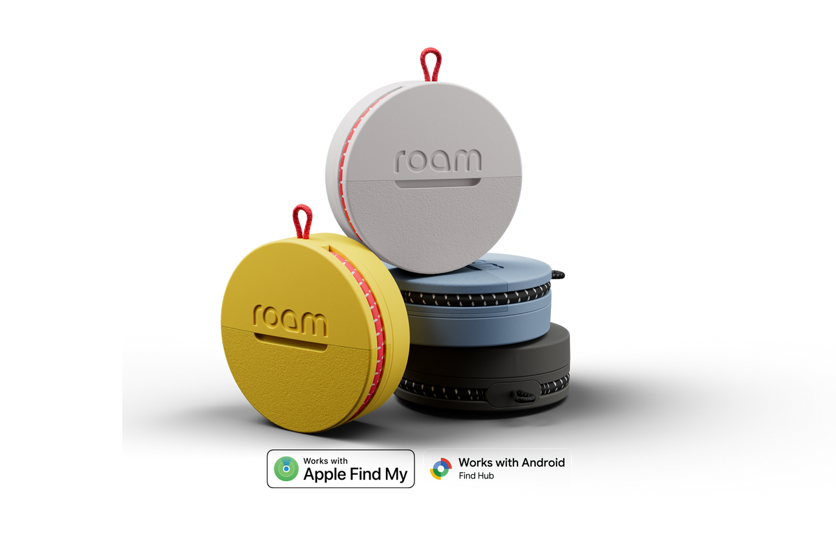 Roam smart tracker — no subscription, Apple and Android