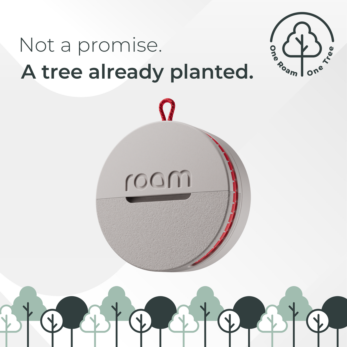 Roam smart tracker — no subscription, Apple and Android