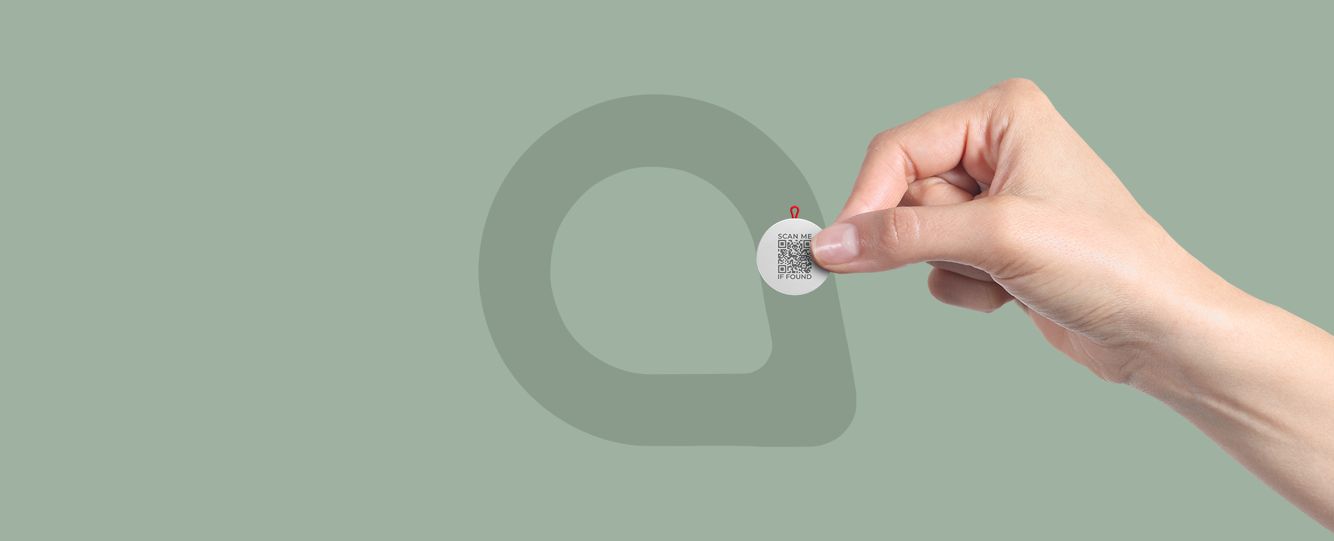 Grey Roam Smart Tracker tag, 1-year+ battery, QR recovery, free Android/iOS tracking.